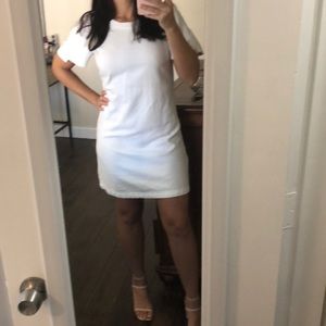 7 for all mankind white denim mini dress worn once